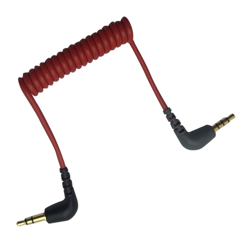 Replacement 3.5mm TRS to 3.5mm TRRS Adapter Cable for iPhone RODE Sc7 By VIDEOMIC GO Video Micro-type Mics