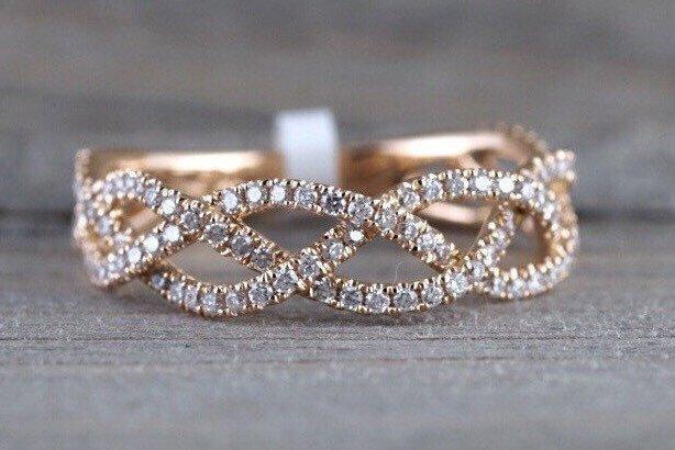 Anillos CC para mujer, joyería clásica, Circonia cúbica, Color oro rosa, bisutería nupcial para boda, accesorios para mujer, CC2342