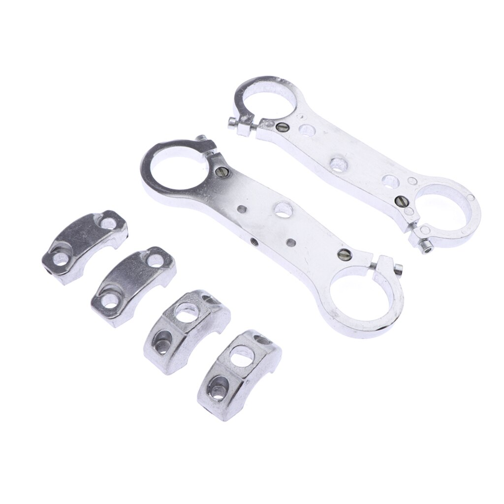 Front Upper Triple Tree Steering Stem Fork Clamp for 49cc Mini Dirt Bike