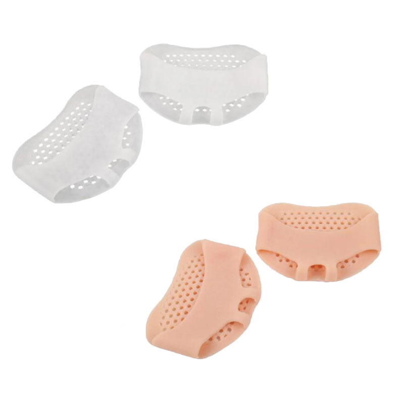 Silicone Metatarsal Pads Toe Separator Pain Relief Foot Pads Orthotics Foot Massage Insoles Forefoot Socks Foot Care Tool: green