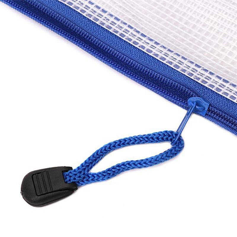 A4 Plastic File Document Folders Bags with Zipper