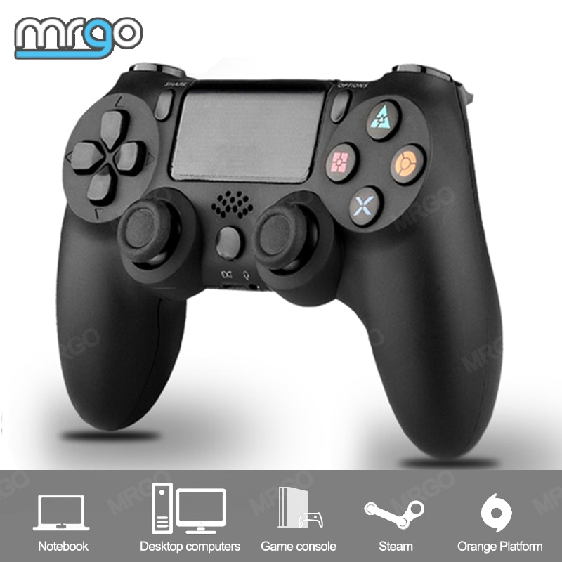 Mando inalámbrico con vibración para PS4, con Bluetooth Android, Detroit