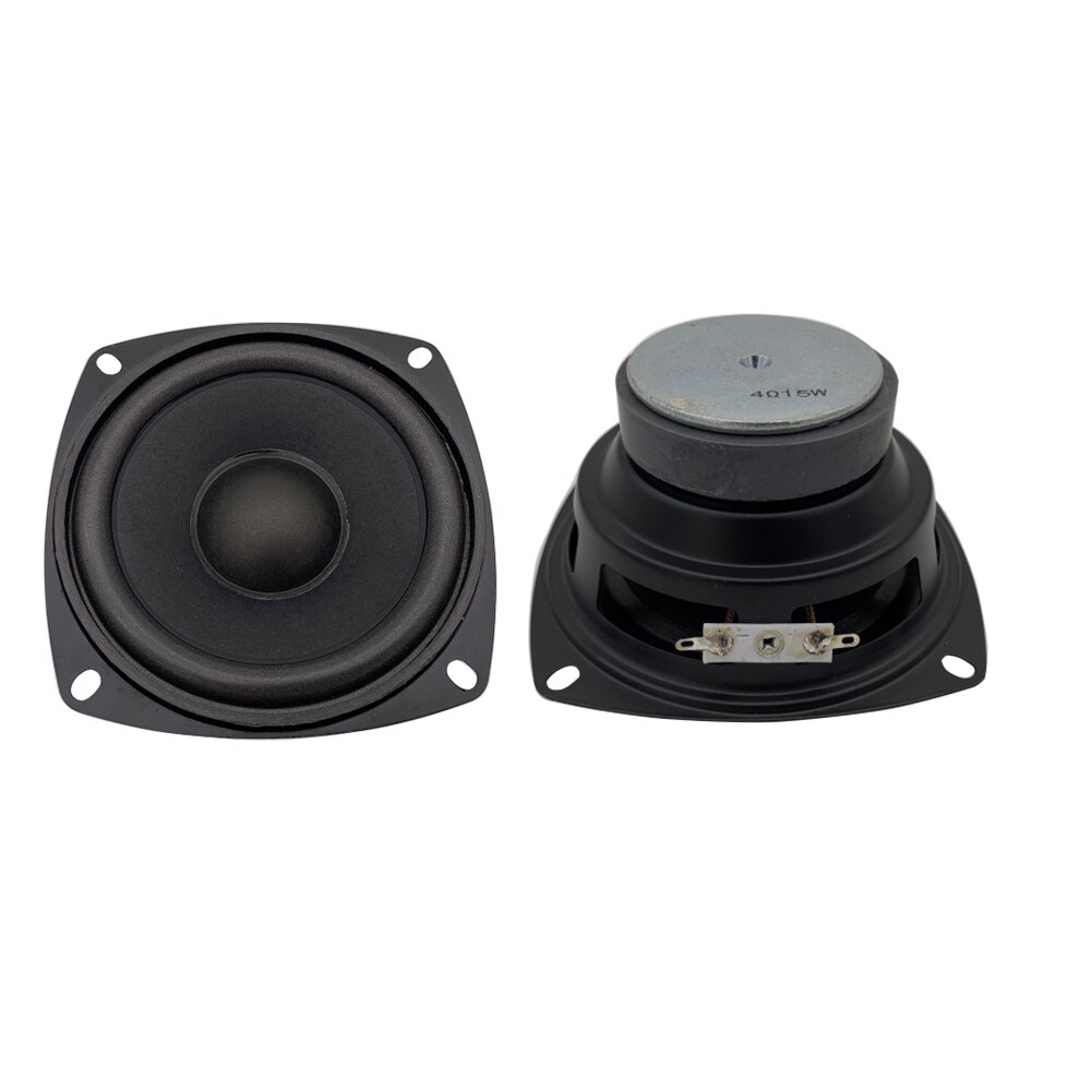 4Ohm15W woofer Speaker 4Inch Full Range HIFI Audio Loudspeaker Tweeter Mid Range Subwoofer For Home Theater DIYSpeakers