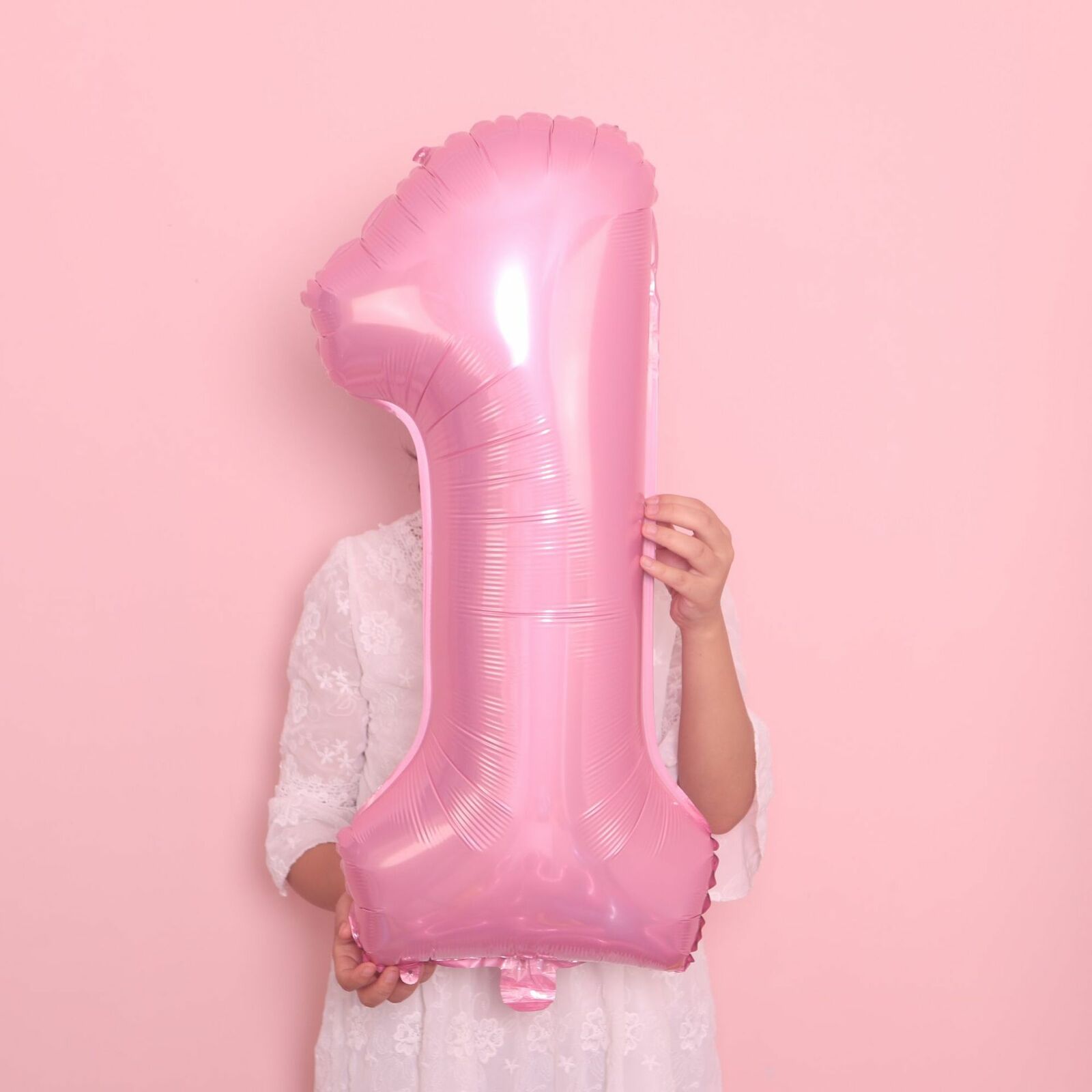 32" Number Pearl Pink Blue 0-9 Foil Balloon Numbers Helium Balloons Birthday Party Decor