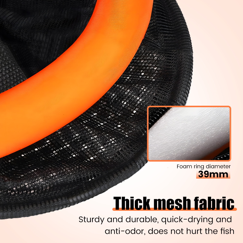 Rede de proteção de peixes de náilon, plástico pendurado preto verde, protetor de peixes preto laranja de náilon, dobrável portátil, peixe flutuante de alta qualidade g