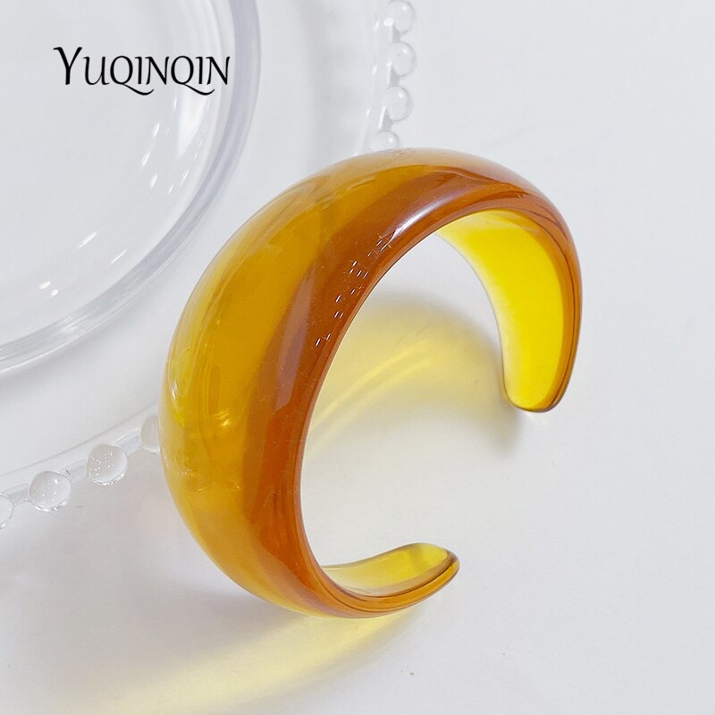 Kleurrijke Geometrische Desinger Charms Bangle Armbanden Voor Vrouwen Wide Resin Indian Open Bangles Voor Meisje Acryl Mode-sieraden