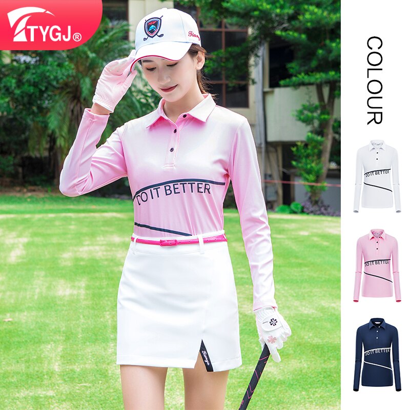 TTYGJ Neue Golf Kleidung Herbst Golf Kleidung Golf Tragen für Frauen
