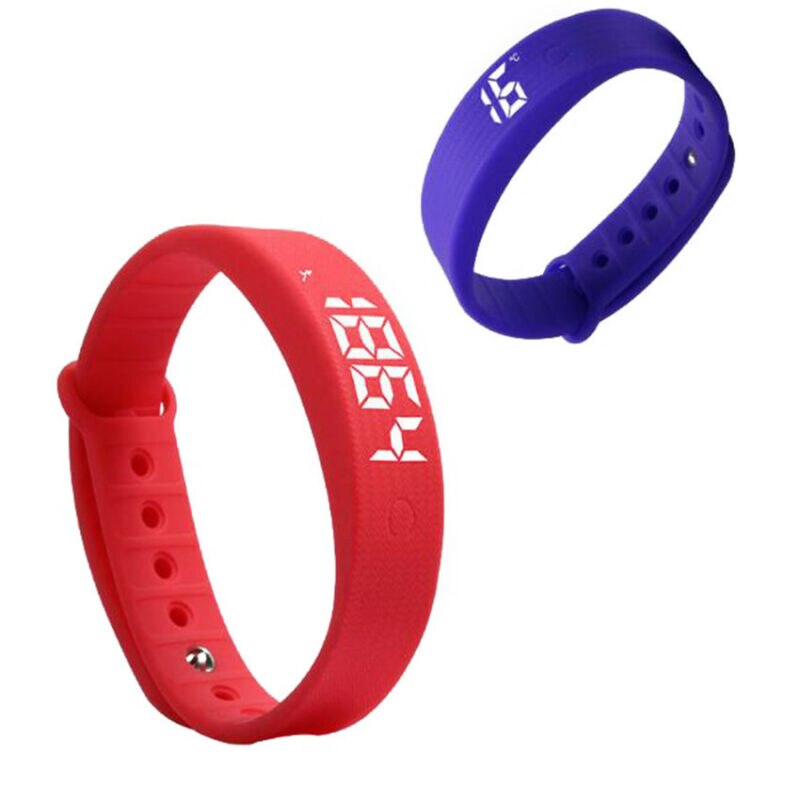 W5S Smart Bracelet LED Watch Sleeping Pedometer Vibration Sports Smart Bracelet Smart Wristband For Student Kids