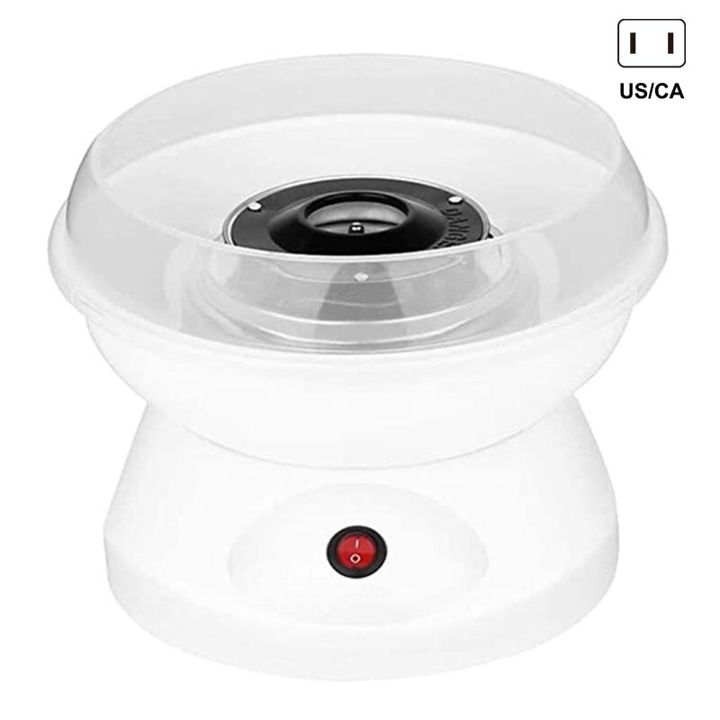 Machine à barbe à papa de comptoir sans sucre et sans nostalgie, machine à barbe à papa à guimauves pour enfants, lxy 9: Prise américaine blanche