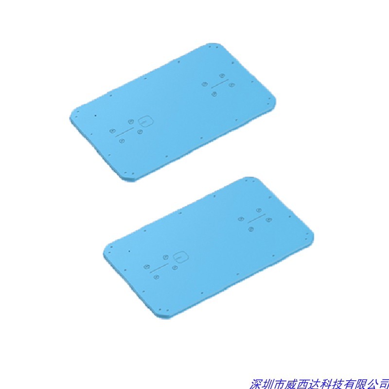 Ultra-thin card anti-loss device, wireless wallet recharge item airtag locator, suitable for Apple Find, findmy: Blue