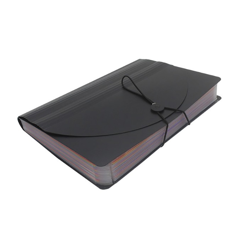 24-Layer Big Document Bag Rainbow Accordion A4 Classification Test Papers Tool Business Expanding File Folders Filing Products