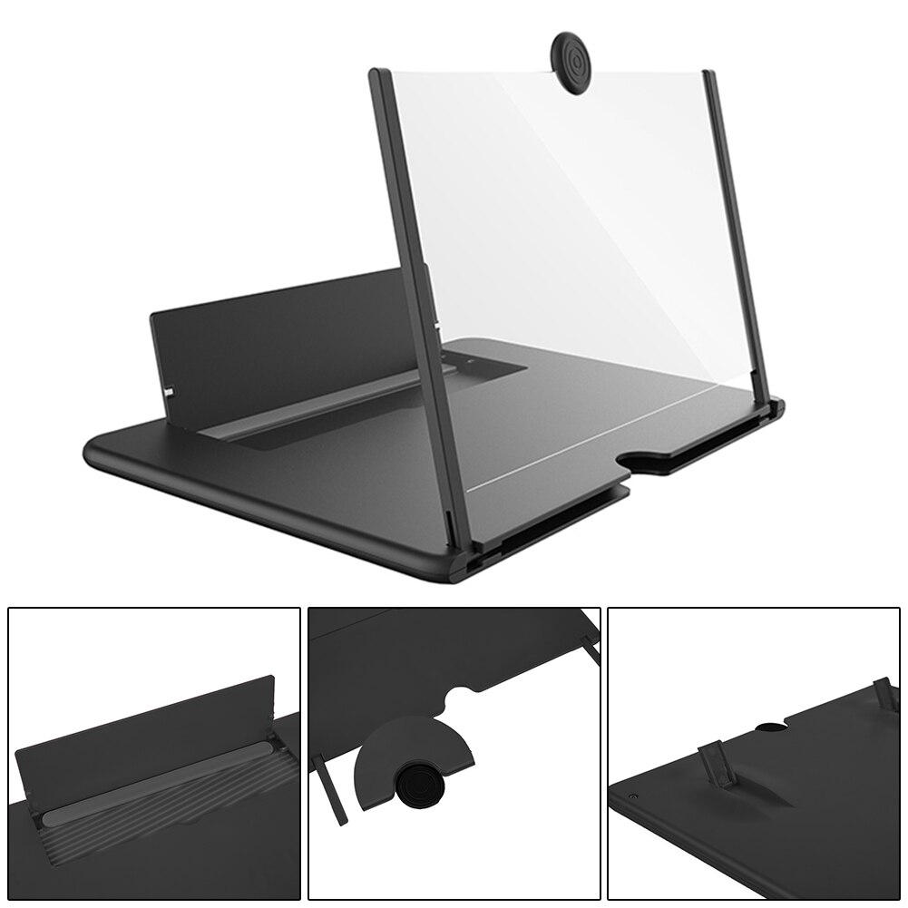 10Inch Mobiele Telefoon Scherm Versterker Hd Video Mobiele Telefoon Vergrootglas Stand Beugel Telefoon Opvouwbare Houder