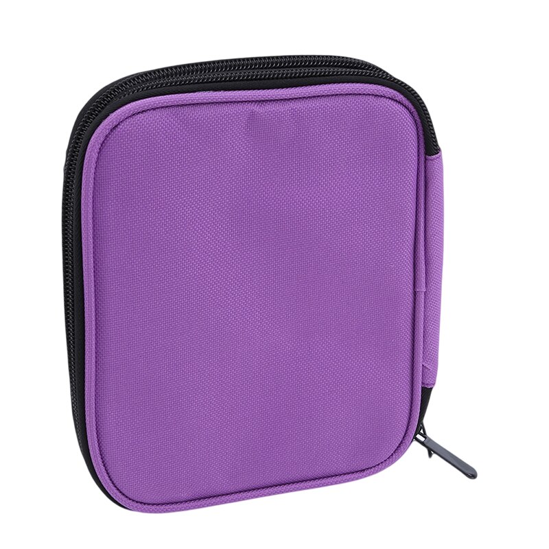 Crochet Hook Case Organizer Zipper Bag Web Pockets Various Crochet Needles Knitting Accessories Storage Tool Embroidery Tool Bag