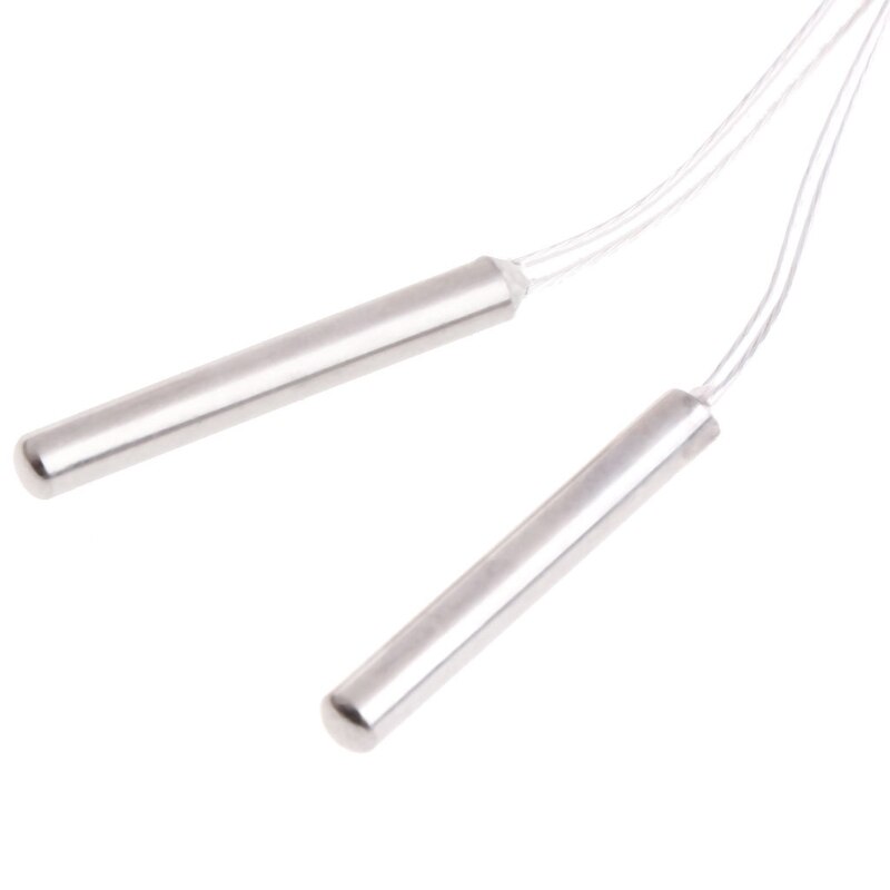 2x PT100 Platinum Resistance RTD Sensor Temperature Probe w/ 1 meter 2m 5m Wire MOLC