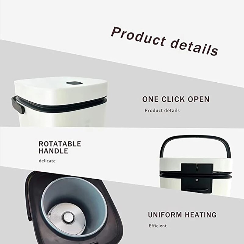 Mini Rice Cooker Multi-function Single Electric Rice Cooker Non-Stick Household Small Cooking Machine Make Porridge Soup EU