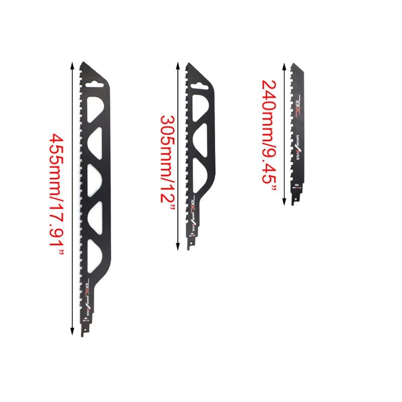 Demolition Masonry Reciprocating Saw Blade for Cutting Brick Stone Alloy Steel