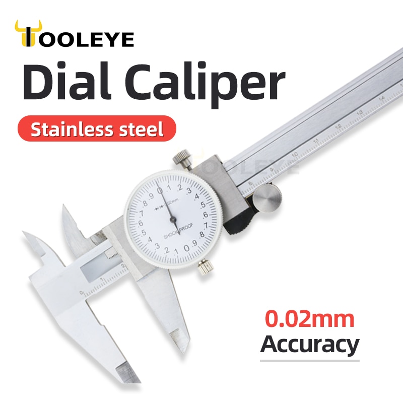 Dial Caliper Metal Vernier Caliper With Dial Indicator Stainless/Carbon Steel Gauge Measuring Tools Micrometer Pied A Coulisse
