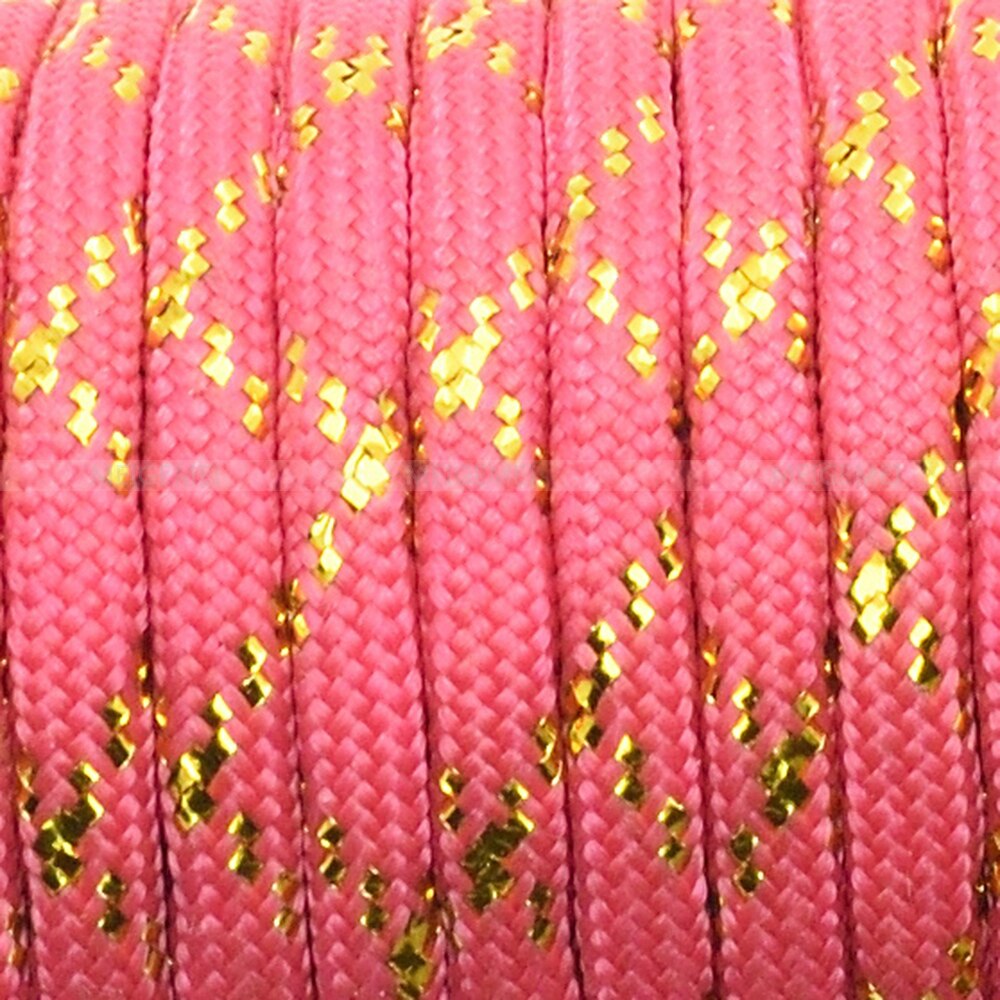 1pcs Gold Silver Cord 550 Paracord Parachute Cord Lanyard Mil Spec Type III 7 Strand Core 100 FT 19 Colors: Gun Metal