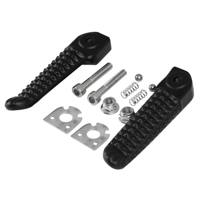 Motorcycle Matt Black Passenger Footpeg Footrest Voor Yamaha YZF R1 02-14 R6 2003-17