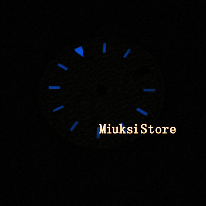 29Mm Bule Wijzerplaat Blauw Lichtgevende Wijzerplaat Achteraf NH35 Beweging