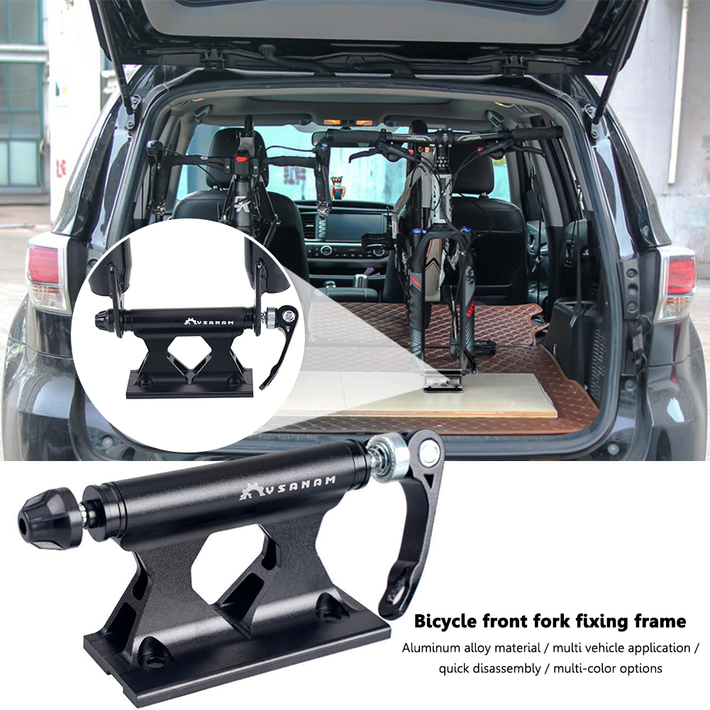 Bicycle Front Fork Quick Release Fixing Clip Bike Car Luggage Rack Carrier Installation Mount Cycling Accessories
