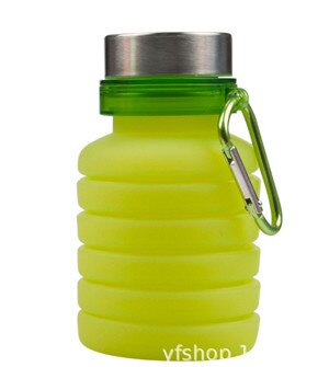 Squeezed Adjustable Water Bottles Bottle Folding Sports Travel Climbing Hiking Drink Bottles Kettle 550ML: C
