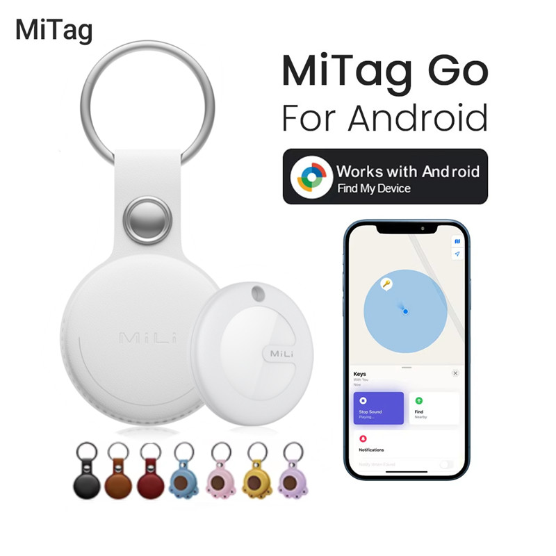 MiLi Smart Tracker Mitag Anti-Lost Device Elderly Kids Finder Bluetooth Locator Mobile Key Pet For Android Google Find My Device