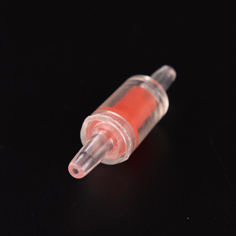 2 stuks kunststof terugslagklep voor aquarium met  co2 systemen, rode waterpomp