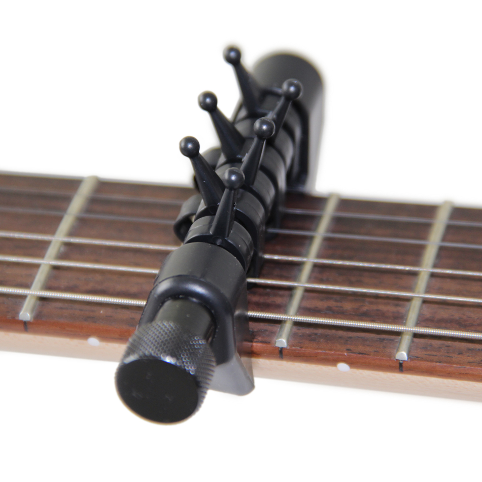 Zwart Flanger Flexi-Capo Portable Alternatieve Tuning Capo voor Gitaar Accessoires