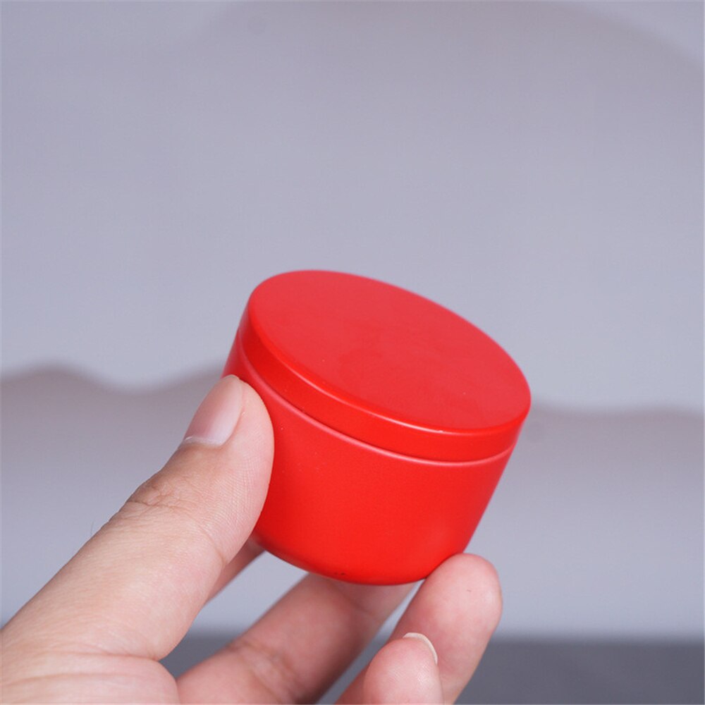 Mini Tin Storage Box Coffee Tea Caddy Round Sealed Tea Leaves Iron Packing Box Chinese Style Tinplate Collection Container Cans: 014