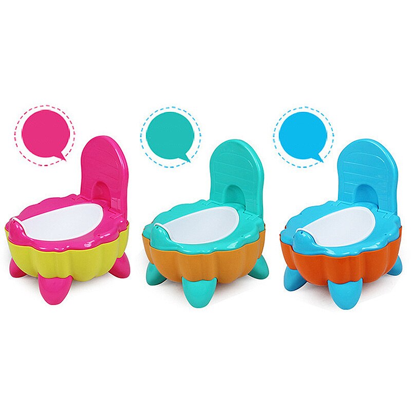 Gresskarform baby potte toalettskål trening panne toalett sete låve urinal
