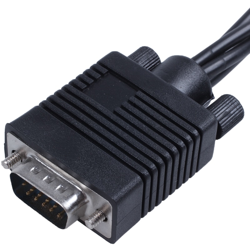 8 tums vga hane  to 3 rca s-video hona av videokabeladapter