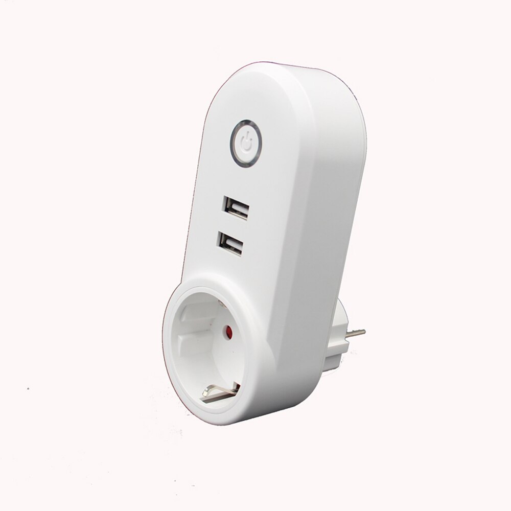 Smart Plug WiFi Socket - 2 USB Ports - 10A 2000W - Remote Control Power Adapter