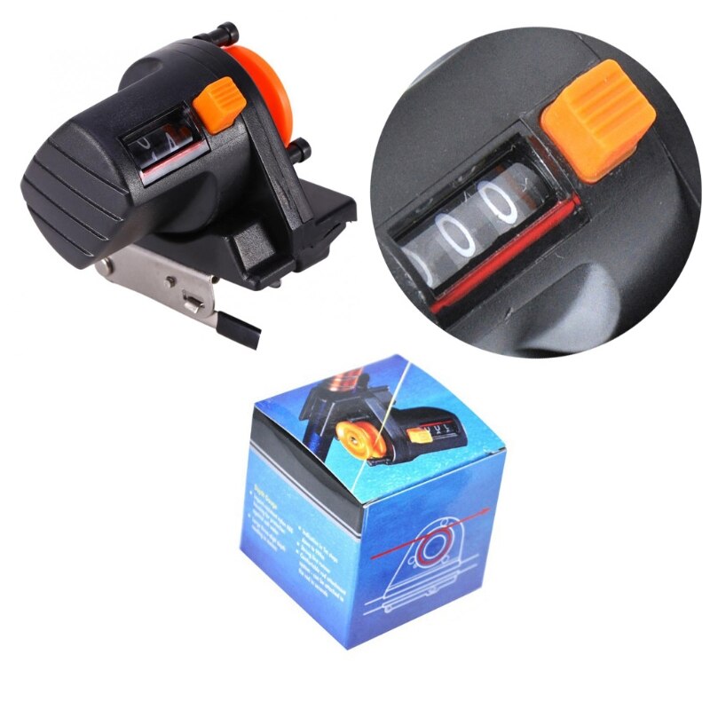 0-999M Counter Meter Recorder High Accuracy Fishing Depth Display Digital Reel Meter ABS Counter Gauge Line Count Tool