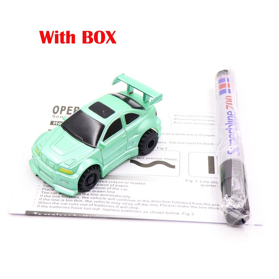Techniek Voertuigen Truck Mini Magic Pen Inductieve Kinderen Truck Tank Speelgoed Auto Trekken Lijnen Inductie Spoor Auto: B03 With Box