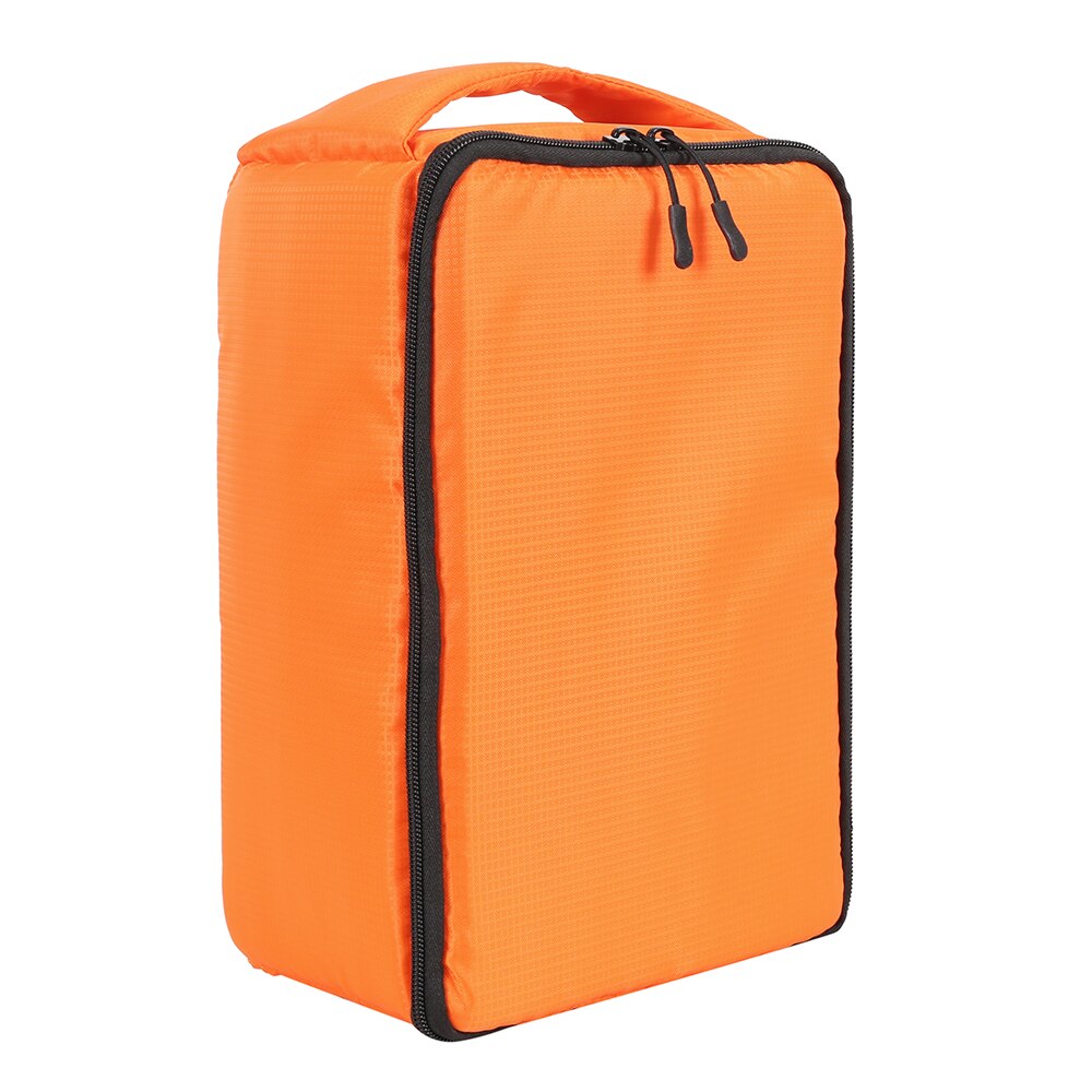 Funda impermeable para cámara fotográfica, bolso multifuncional para cámara de vídeo Digital DSLR, para fotos al aire libre, Nikon Canon: orange L 34x22x17cm