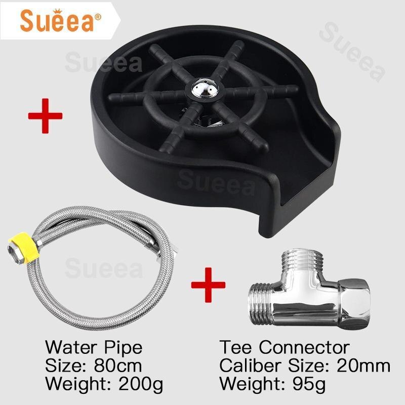 Sueea®Flasche Rinser Wasserhahn Glas Rinser Für Küche Waschbecken Bar Glas Rinser Kaffee Krug Automatische Tasse Unterlegscheibe Waschen Tasse Werkzeug: 02