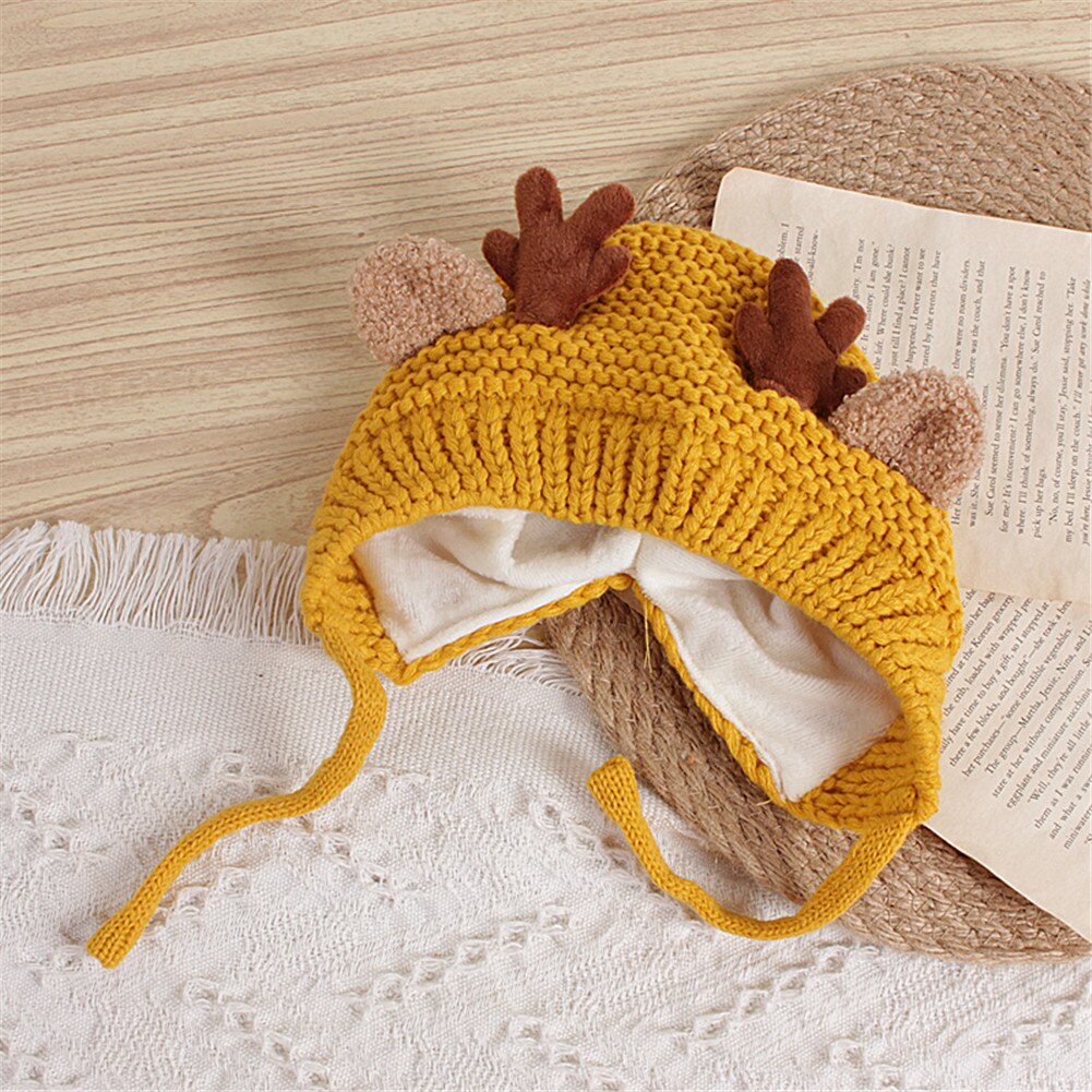 Citgeett Autumn Winter Christmas Infant Baby Boy Girl Clothes Knitted Hats & Caps: B