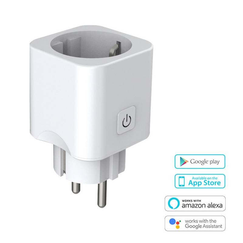 Slimme stekker wifi slimme stekker eu mini stekker stopcontact ewelink werkt met alexa google home mini ifttt smart home stekkers adapters onderdelen