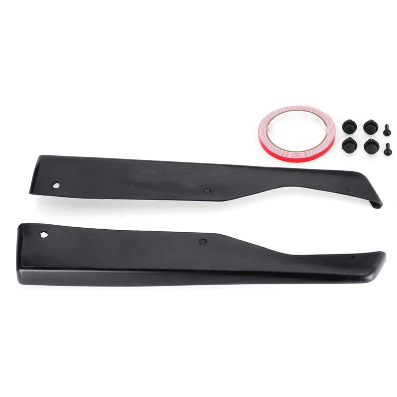 Car Side Rear Bumper Lip Diffuser Splitter Wrap Diffuser Spoiler Canard for Subaru Impreza WRX Sti 4 Dr