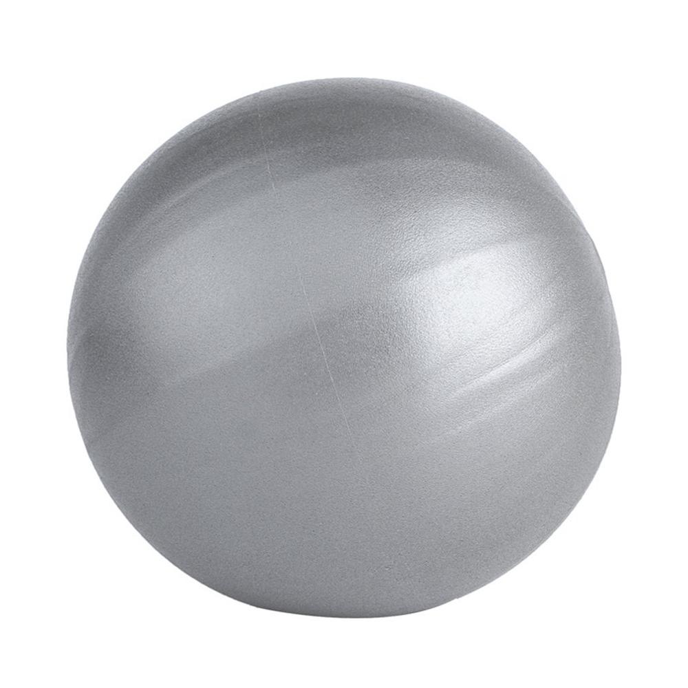 Liten størrelse yoga fitness ball anti-skli yoga baller balanse sport fitball proof ball for hjemmetrening: Grå