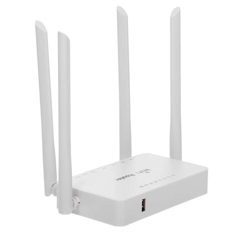 We1626 trådløs router 2.4g 300 mbps wifi router 5 porte router med 4 eksterne antenner