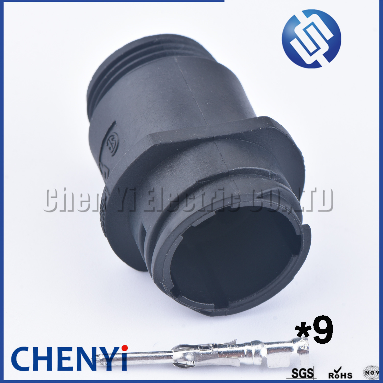 Spina circolare nera per cablaggio aeronautico SMT maschio femmina a 9 spillo con terminali 182663 -1 182645 -1 182922 -1 183079 -1: Grigio scuro