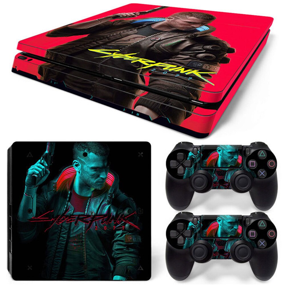 Autoadesivo della pelle Della Copertura Per PS4 Sottile Autoadesivo Della Pelle Della Console E Controller di Skins Gioco Adesivi: TN-PS4Slim-6504