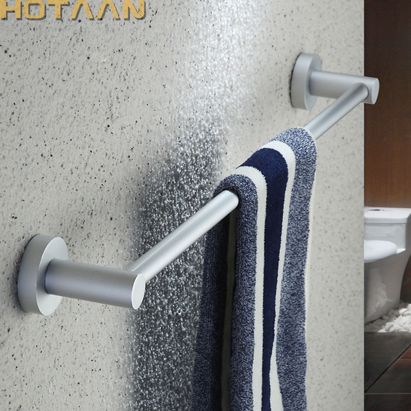 Aluminium Bathroom Accessory,Single Towel bar,Towel Rail, Anit-Rust Round Towel Holder,Bathroom Product YT-12196