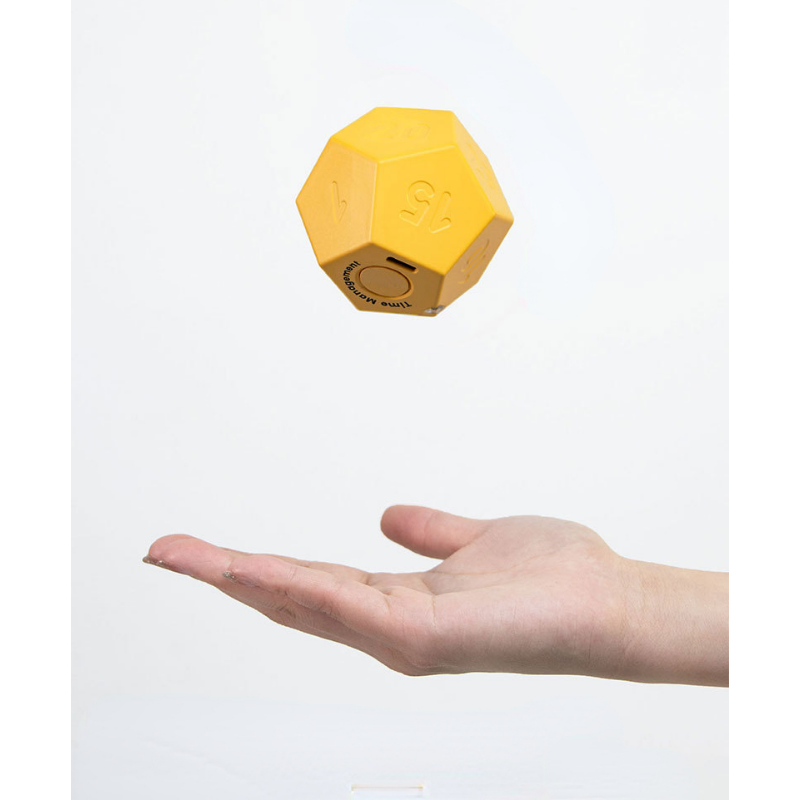 Fun and Functional Cube Shape Timer for Home Office School 1-60Minutes Study Workout Timer Study Management Tool Craft