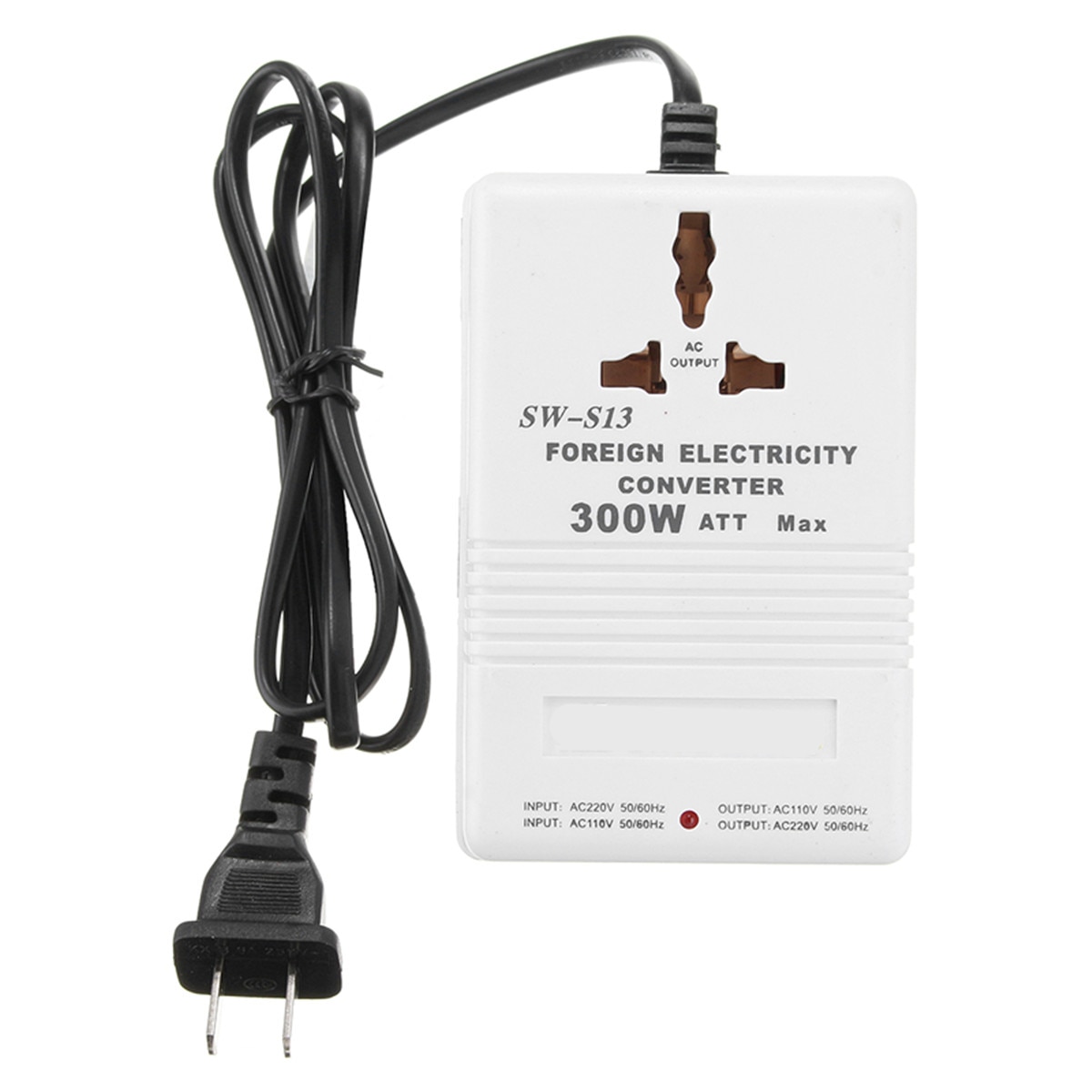 Ca 110/120V à 220/240V 300W abaisseur de tension convertisseur adaptateur transformateur