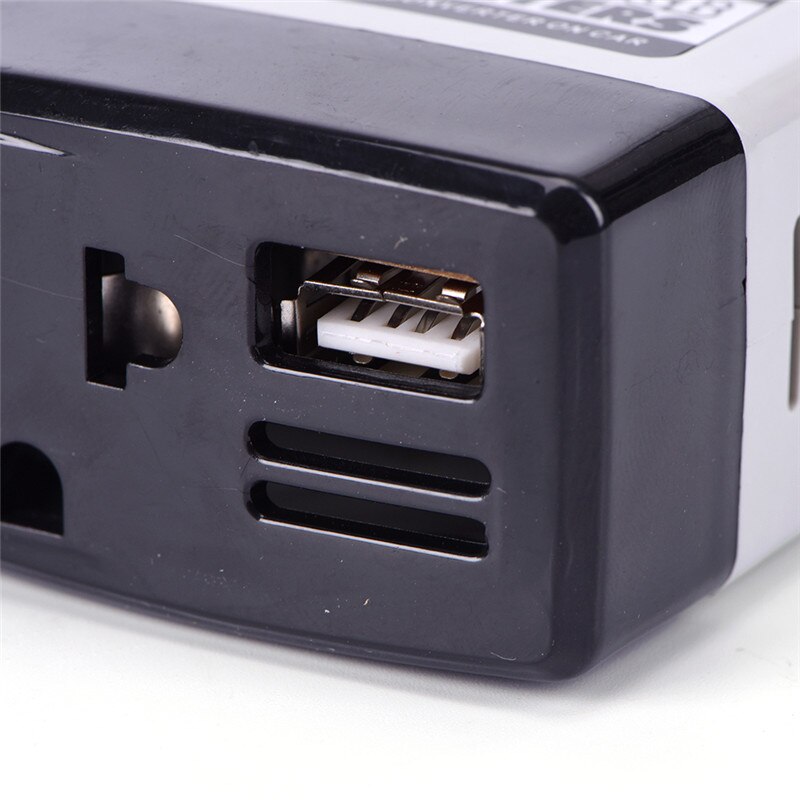 Usb auto bil omformer  dc 12/24v til  ac 220v bil inverter til alle telefon inverter 12v