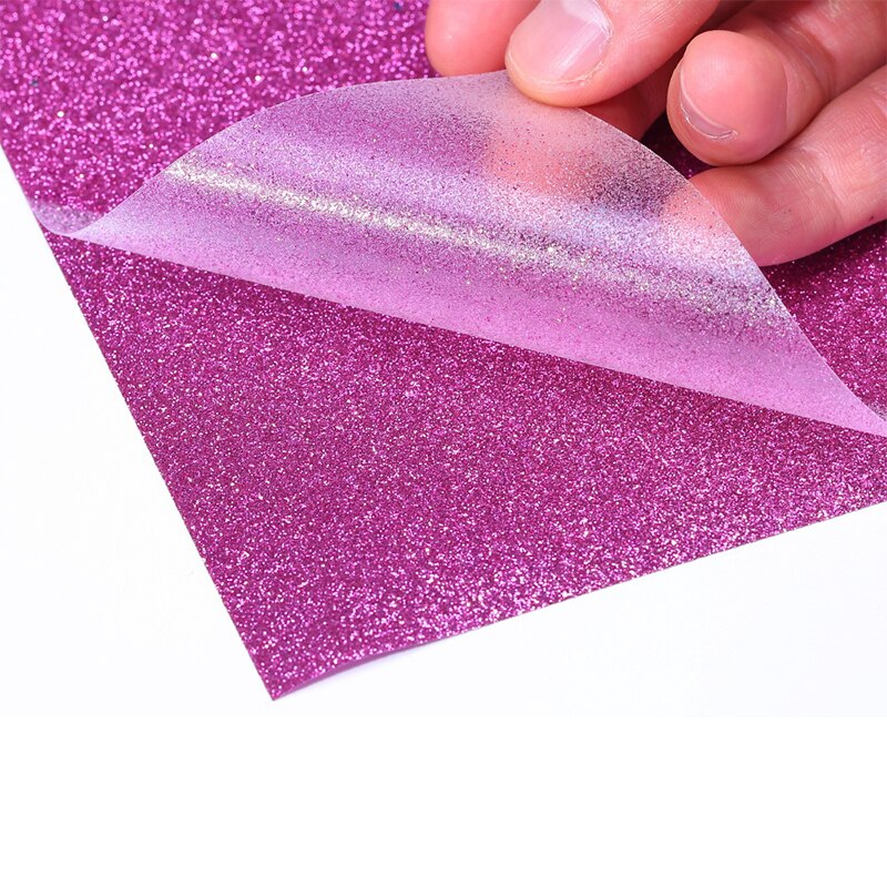 25x30.5cm Glitter Heat Transfer Vinyl Bundle Paper Iron On Vinyl Heat Press Vinyl Sheets for DIY T-Shirt Clothes Textile Craft