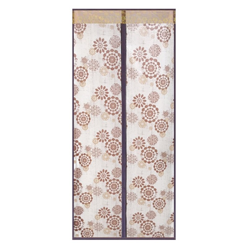 Air Conditioner Room/Kitchen Magnetic Screen Door Magnetic Thermal Insulated Mesh Screen Door Curtain: E